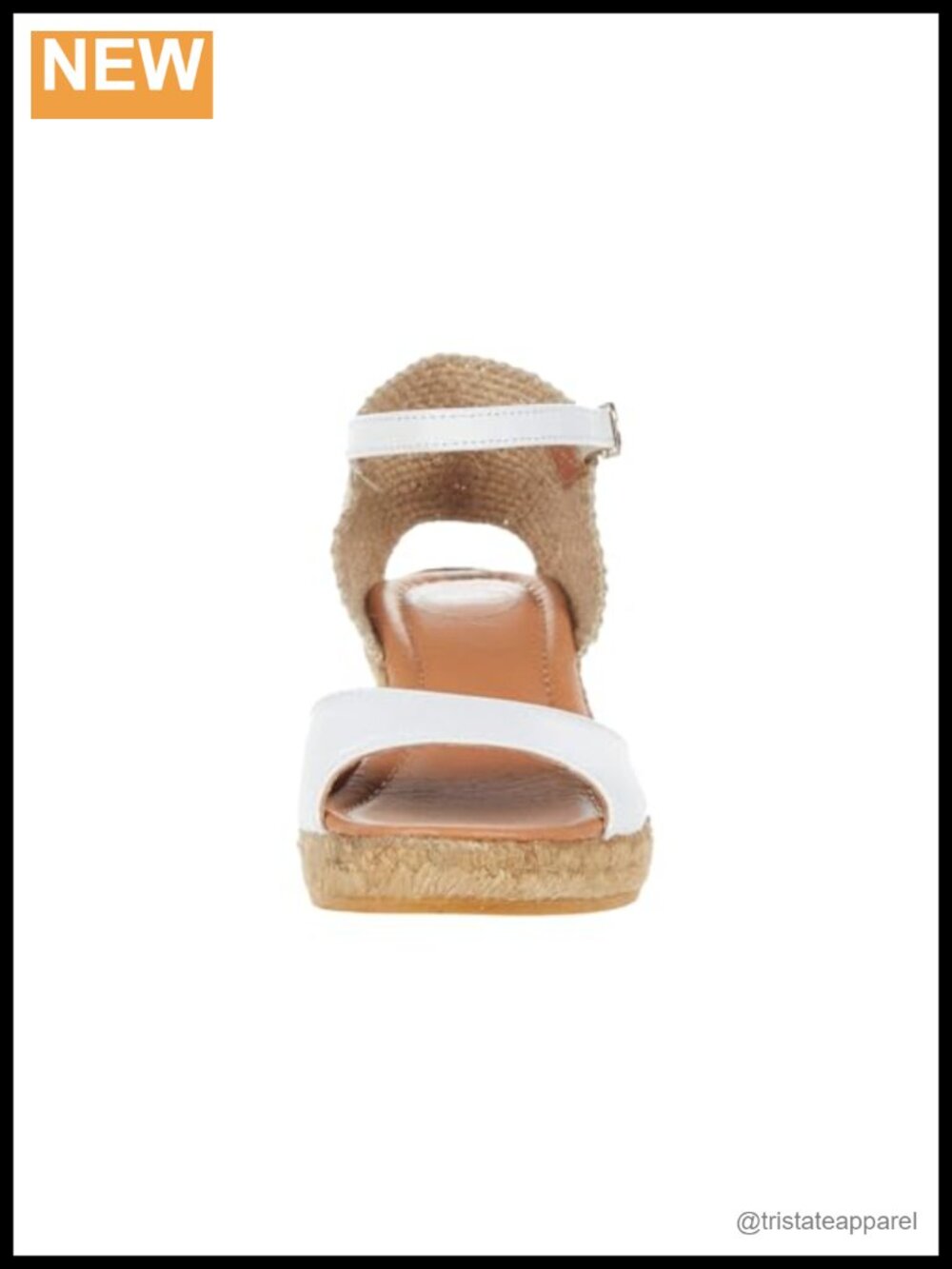 Handcrafted Leather Espadrille Wedge Sandal Made in Spain - Picture 6 of 6